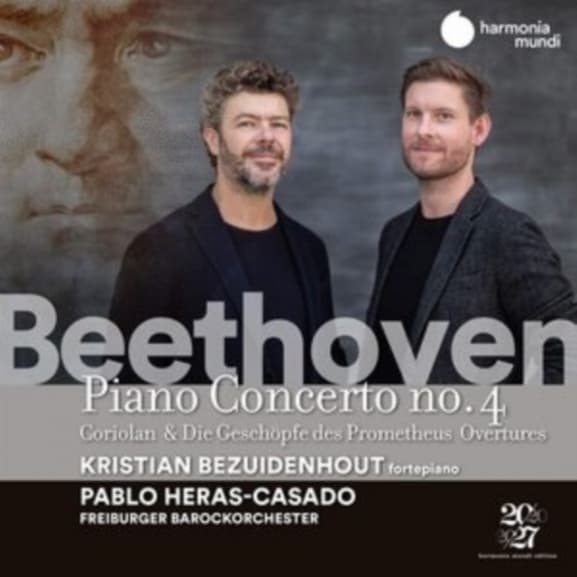 Kristian Bezuidenhout, Pablo Heras-Casado, Freiburger Barockorchester - Beethoven: Piano Concertos #2: Piano Concerto No.4, Coriolan & Die Geschöpfe Des Prometheus Overtures (CD)