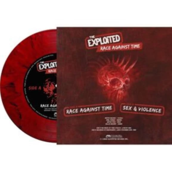 Exploited - Race Against Time (7" Single) (Coloured Vinyl)