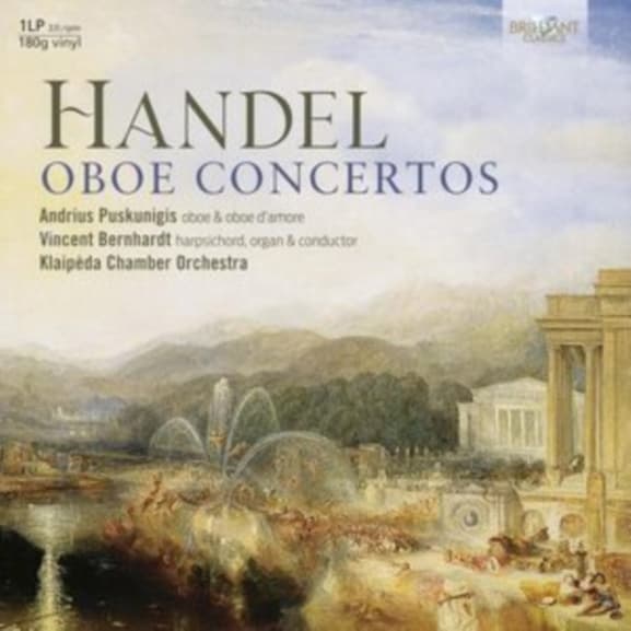Andrius Puskunigis, Vincent Bernhardt, Klaipeda Chamber Orchestra - Handel: Oboe Concertos (LP)