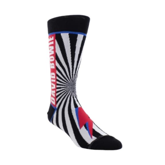David Bowie - David Bowie Flash Stripes Crew Socks (one Size) (Apparel General)