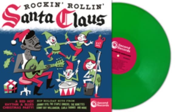 Various Artists - Rockin' Rollin' Santa Claus (LP) (Coloured Vinyl)