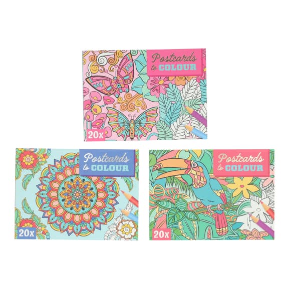 Wins Holland - Postkaarten Kleuren, 20st