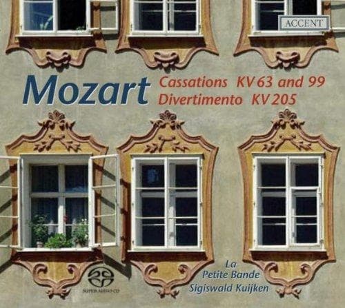 Kuijken & La Petite Bande - Mozart: Cassations Kv63 & Kv99/Divertimento Kv205 (SACD)