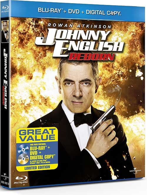 Johnny English Reborn (blu-ray + Dvd)- Johnny English Reborn -