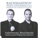 Simon Trpceski, Royal Liverpool Philharmonic Orchestra, Vasily Petrenko - Rachmaninov: Piano Concertos 1 & 4 | Rhapsody On A Theme By Paganini (CD)