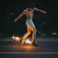 Benson Boone - Fireworks  Rollerblades