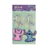 Disney Lilo & Stitch Pink And Blue Bff Keyring Set