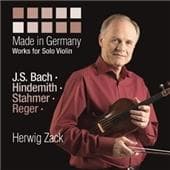 Herwig Zack - J.S. Bach - Hindemith - Reger - Stahmer: Made In Germany (CD)