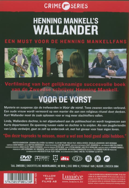 Wallander 01 - Voor de Vorst