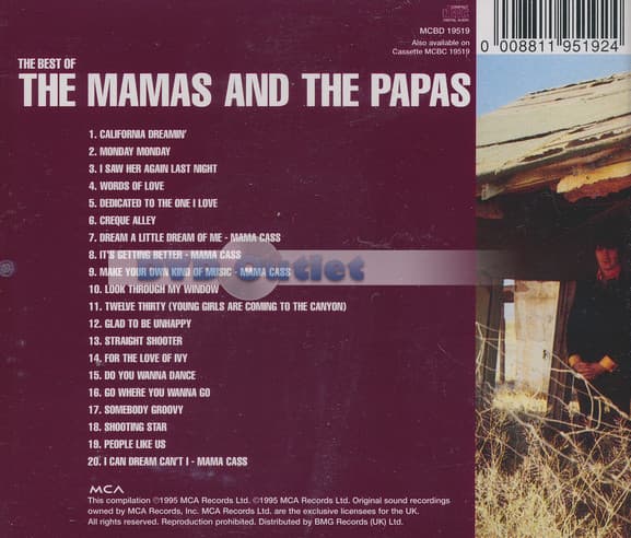 Mamas & The Papas (the) - Best Of The Mamas & The Papas The