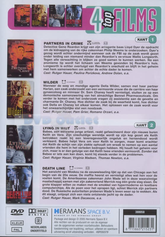 4 Films op 1 DVD - Deel 1