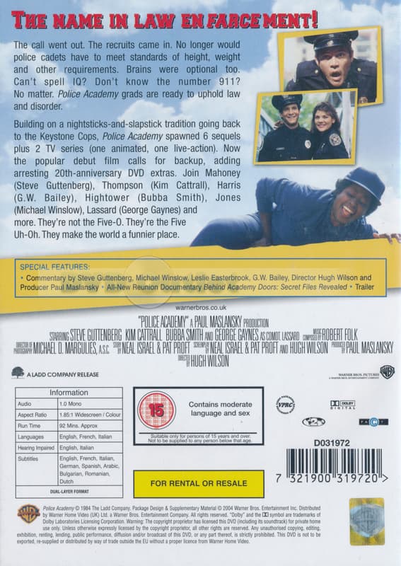 Police Academy - 20th Anniversary Edition (Import)