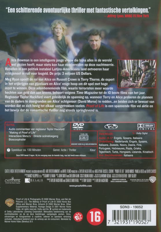 Proof of life (DVD)