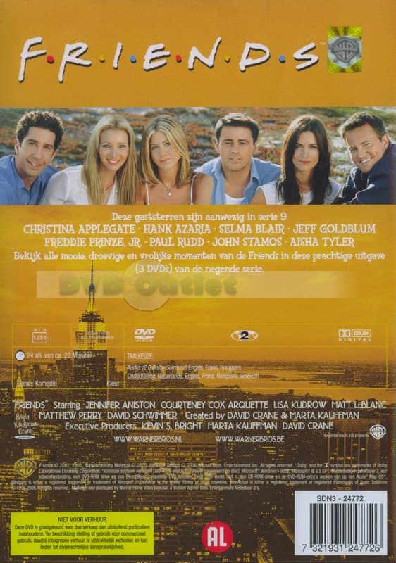 Friends - Season 09 (3 DVD)