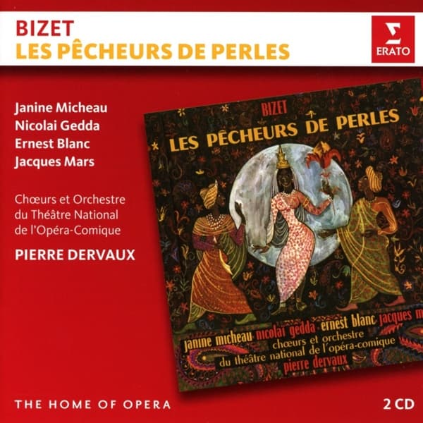 Janine Micheau, Nicolai Gedda, Ernest Blanc, Jacques Mars, Orchestre Du Théâtre National De L'Opéra-Comique, Pierre Dervaux - Bizet: Les Pêcheurs De Perles (2 CD)