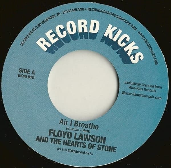 Floyd Lawson And Hearts Of Stone - Air I Breathe (7" Single) (Limited Edition)