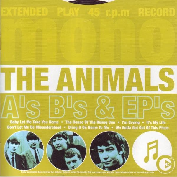 The Animals - A's B's & EP's (CD)