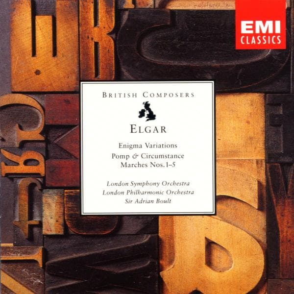 London Philharmonic Orchestra, Sir Adrian Boult - Elgar: Enigma Variations (CD)