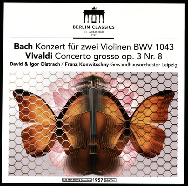 Gewandhausorchester Leipzig, Igor Oistrach - Bach: Concerto For Two Violins In D Minor Bwv 1043/Concerto Grosso op.3 No.8 (LP) (Remastered)
