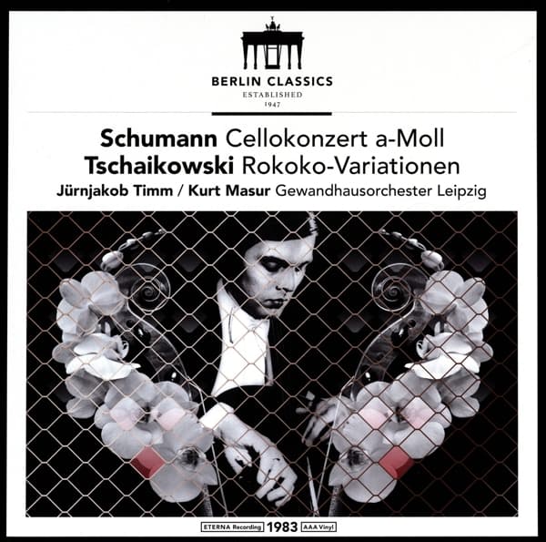 Jürnjakob Timm, Gewandhausorchester Leipzig, Kurt Masur - Schumann: Cellokonzert A-Moll & Tschaikowski: Rokoko-Variationen (LP)