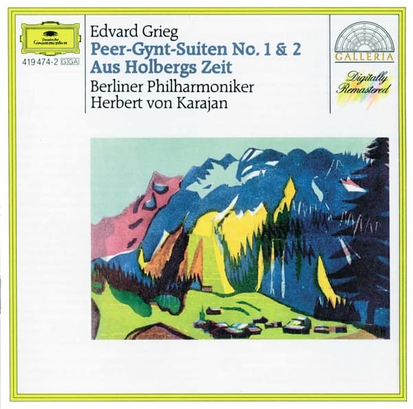 Berliner Philharmoniker, Herbert Von Karajan - Grieg: Peer Gynt Suiteb No.1 & 2 | Aus Holbergs Zeit (CD) (Fragmenten)