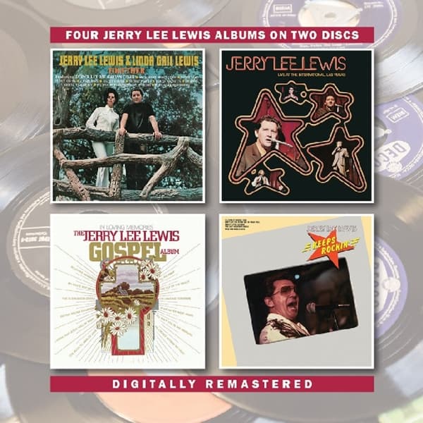 Jerry Lee Lewis - Together | Live At The International Las Vegas | Gospel Album | Keeps Rockin' (2 CD) (4 Albums)