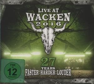 Various Artists - Live At Wacken 2016, 27 Years Faster:Harder:Louder (2 DVD | 2 CD)
