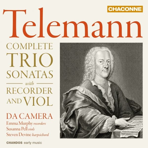 Da Camera, Emma Murphy, Susanna Pell, Steven Devine - Telemann: Recorder and Viol Trio Sonatas (CD)