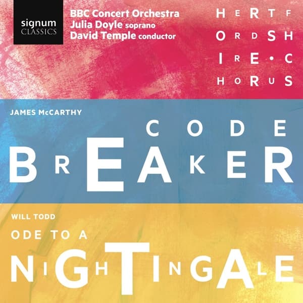 BBC Concert Orchestra, Julia Doyle, David Temple - James McCarthy: Codebreaker | Will Todd - Ode To A Nightingale (2 CD)