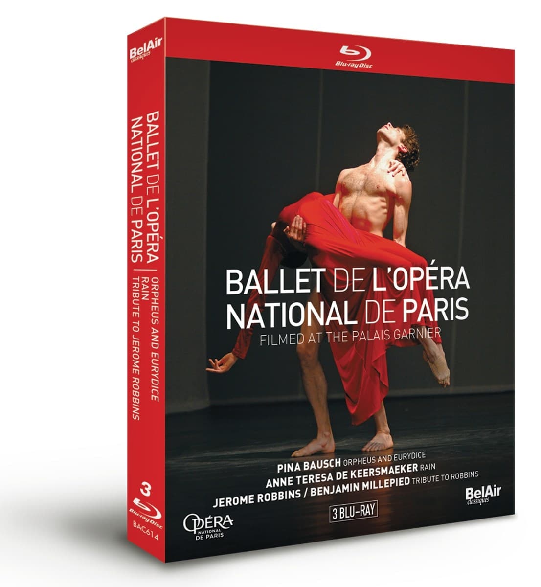 Pina Bausch, Anne Teresa De Keersmaeker, Jerome Robbins, Banjamin Millepied - Ballet De L'Opéra National De Paris (3 DVD)