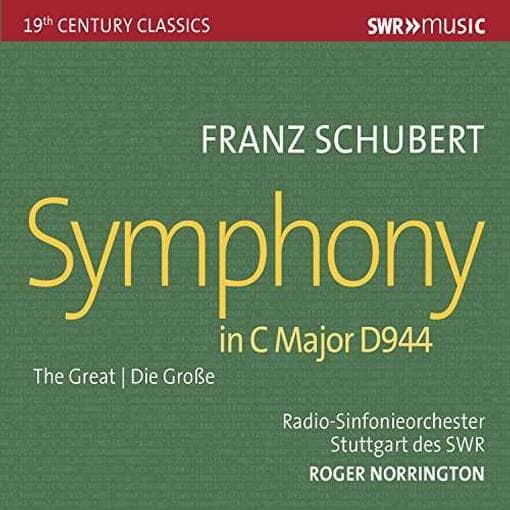 Radio-Sinfonieorchester Stuttgart Des SWR, Roger Norrington - Schubert: Symphony No.9 (CD)