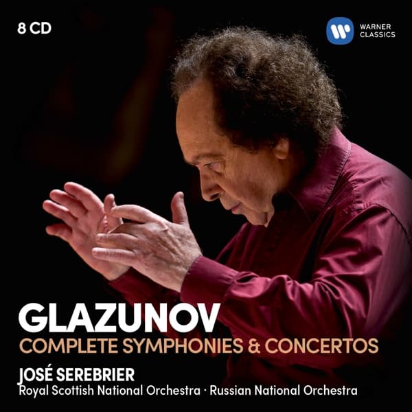 José Serebrier, Royal Scottish National Orchestra, Russian National Orchestra - Glazunov: Complete Symphonies & Concertos (8 CD)