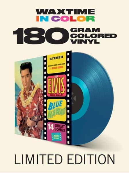 Elvis Presley - Blue Hawaii (LP) (Coloured Vinyl) ( Limited Edition)
