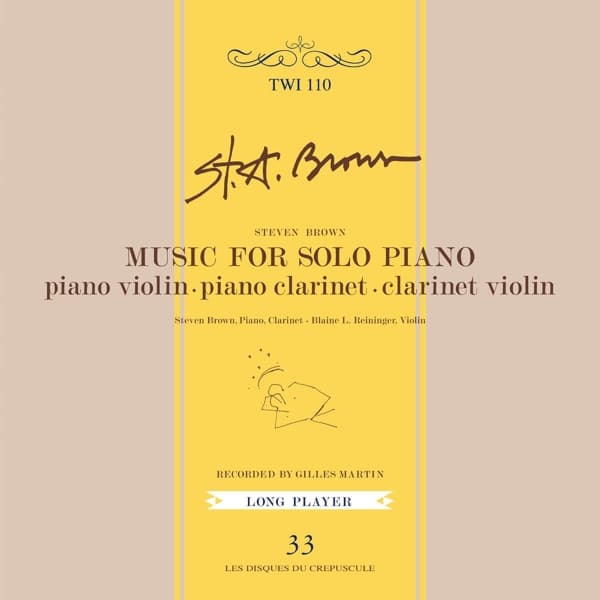 Steven Brown - Music For Solo Piano (CD) (Remastered)
