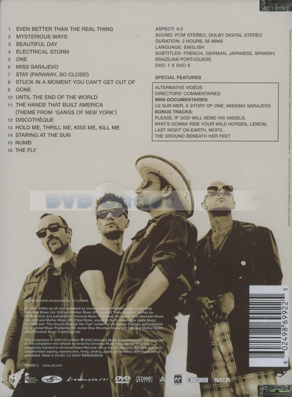 U2 - Best of 1990-2000 (DVD)