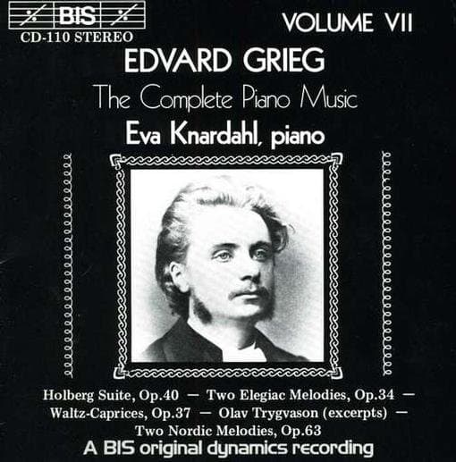 Eva Knardahl - Grieg: Fra Holbergs Tid, Op. 40 | 2 Elegisk (CD)