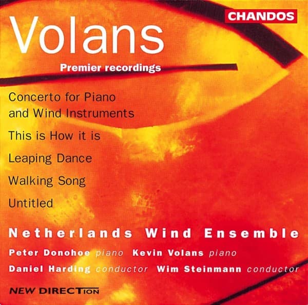 Peter Donohoe, Netherlands Wind Ensemble, Daniel Harding - Volans: Music for Wind Ensemble (CD)