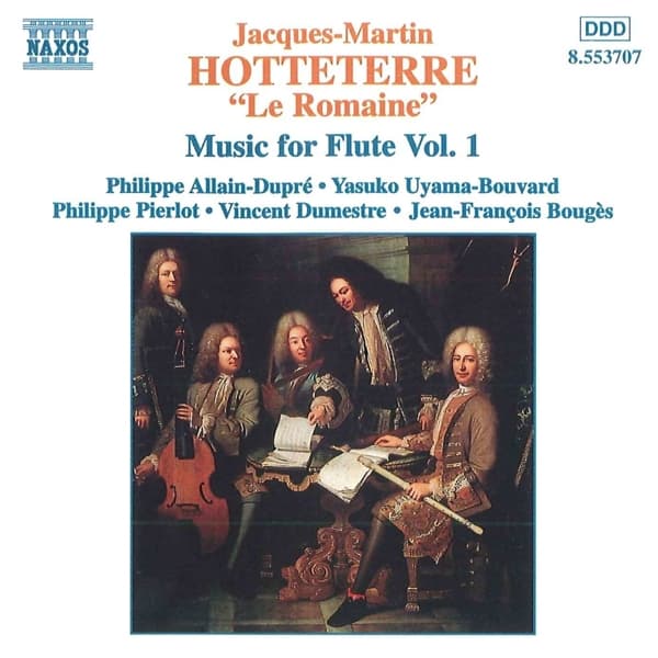 Philippe Allain-Dupré, Philippe Pierlot, Vincent Dumestre - Hotteterre: Music For Flute 1 (CD)