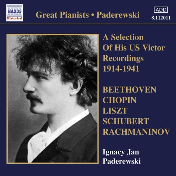 Ignacy Jan Paderewski - A selection Of His US Victor Recordings 1914-1941 (CD)