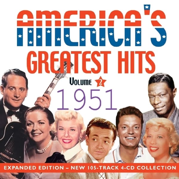 Various Artists - America's Greatest Hits Volume 2: 1951 (4 CD) (Expanded Edition)