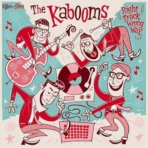 Kabooms - Right Track Wrong Way (10" LP)
