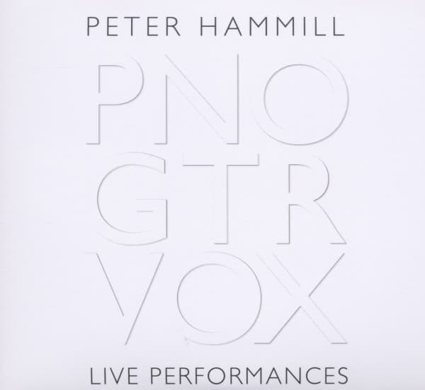 Peter Hammill - PNO GTR VOX Live Performances (CD)