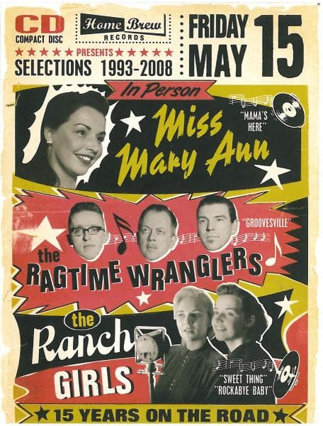 Miss Mary Ann & The Ragtime Wranglers & The Ranch Girl - Selections 1993-2008 : 15 Years On The Road (CD) (Remastered)