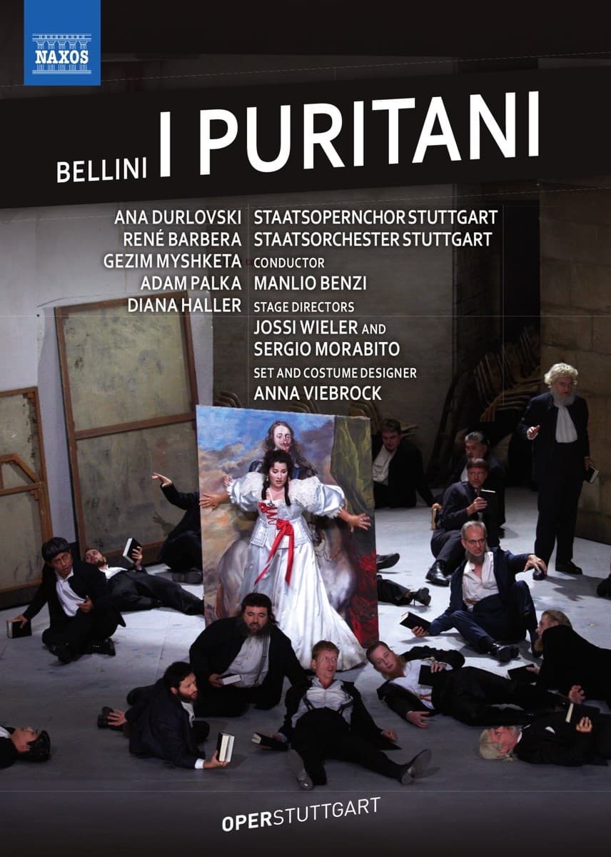 Roland Bracht, Adam Palka, Ana Durlovski, René Barbera, Staatsorchester Stuttgart, Manlio Benz - Bellini: I Puritani (DVD)