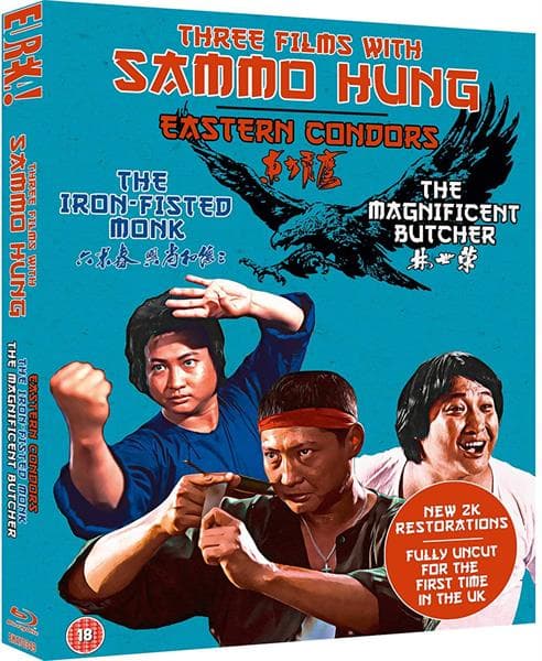 Three Films With Sammo Hung (the Iron-fisted Monk / Magnificent Butcher / Easten Condors) (eureka Classics) Blu-ray