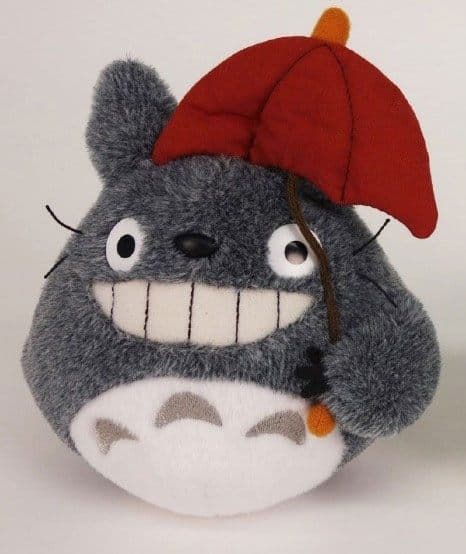 Totoro Red Umbrella Plush