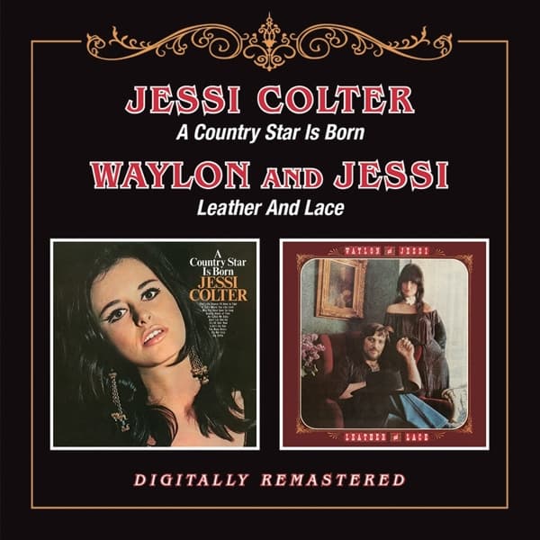 Waylon Jennings & Jessi Colter - A Country Star Is Born | Leather And Lace (CD) (Remastered)