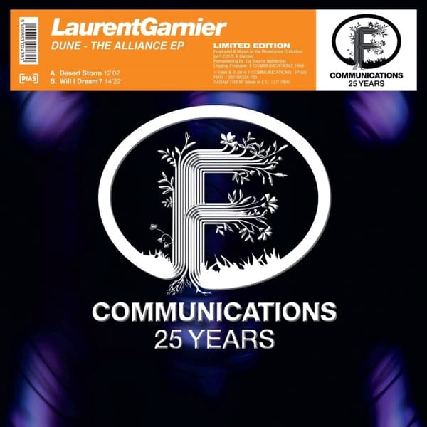 Laurent Garnier - Dune The Alliance EP (12" Single) (Limited Edition) (Remastered)