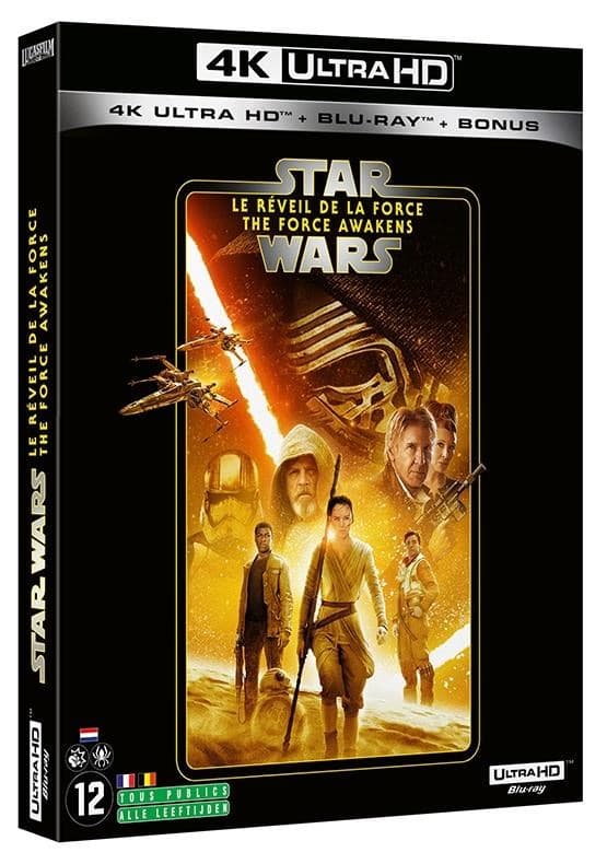 Star Wars Episode 7 – The Force Awakens  (4K Ultra HD Blu-ray) (Import geen NL ondertiteling)