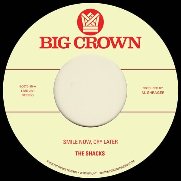 The Shacks & Brainstory - Smile Now, Cry Later / Runaway (7" Single)